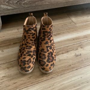 Leopard booties, a rider girl brand